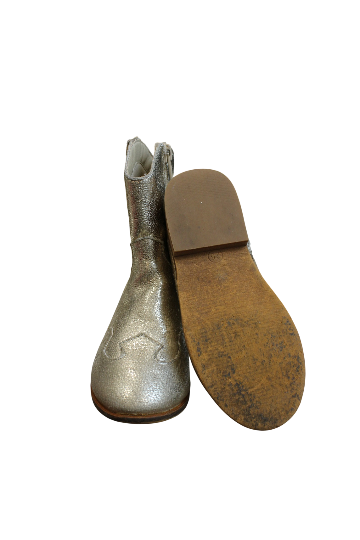 Seed Boots, gold, US 9/EUR 25