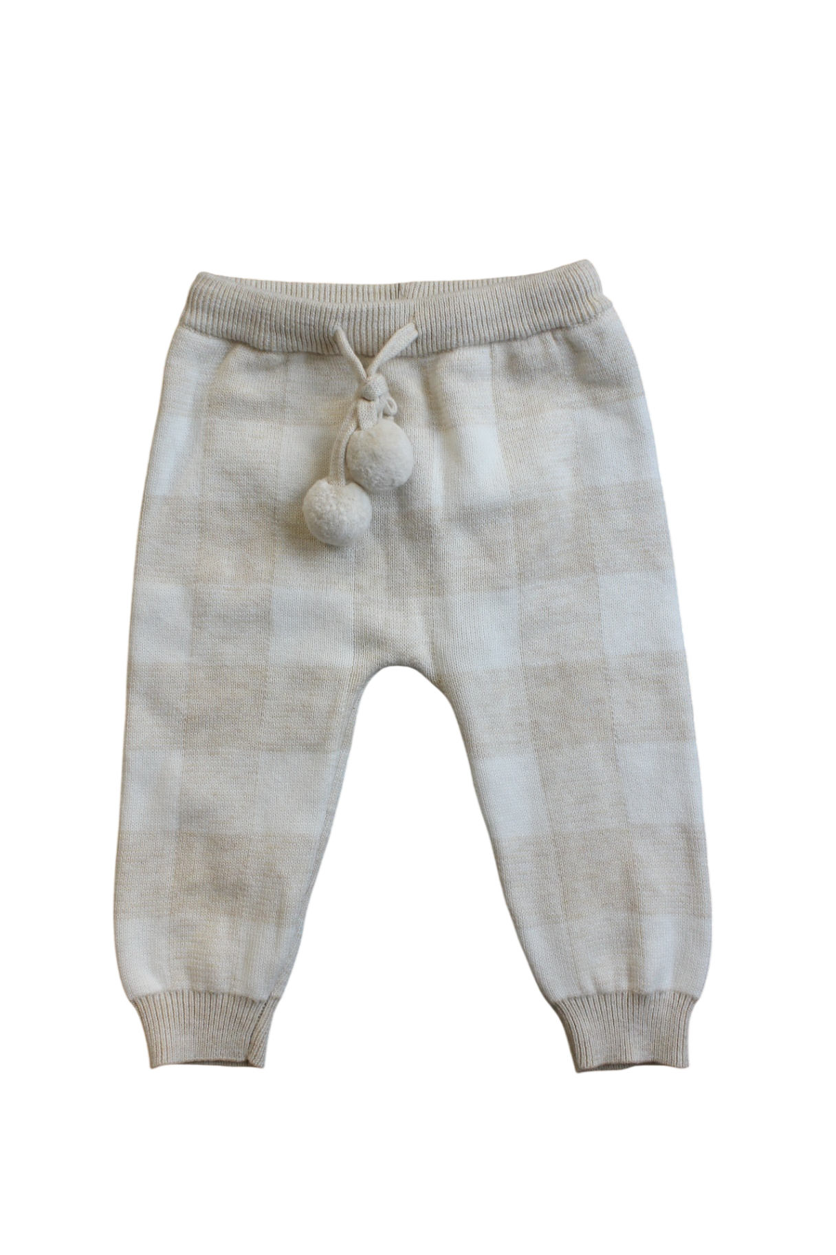 Purebaby Knit Leggings, Beige, 00