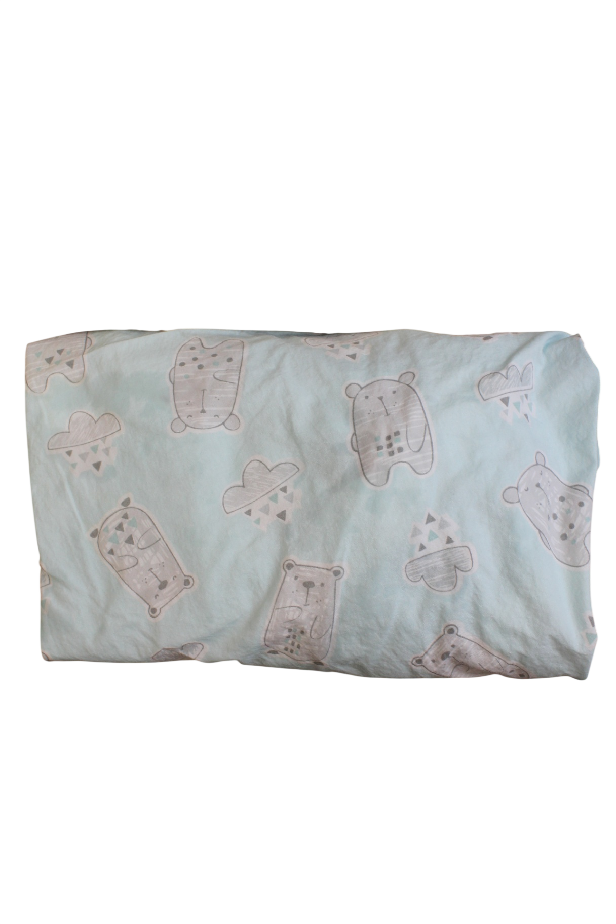 Bubba Blue Fitted Sheet, Blue, Cot