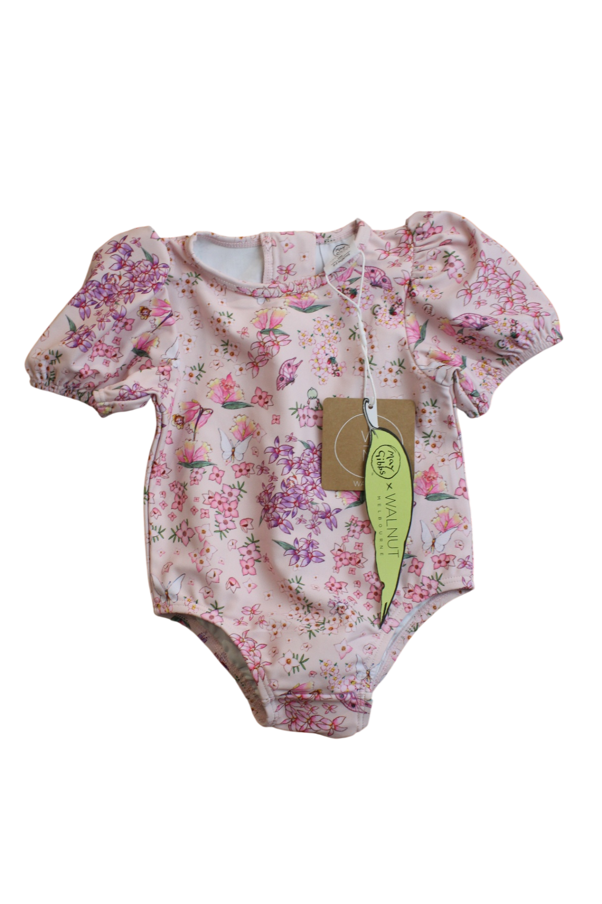 Walnut x May Gibbs Swimsuit, Pink, 000