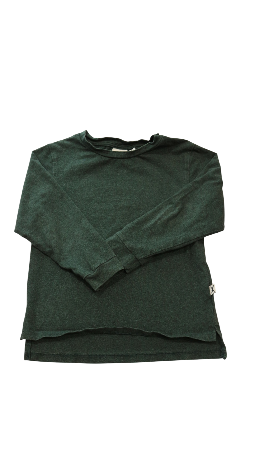 Minti Long-Sleeve T-Shirt, Dark Green marle, 3