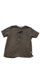 Minti T-Shirt, Charcoal Grey Pinstripe, 3