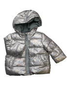 Baby Gap Puffer Jacket, Silver, 1