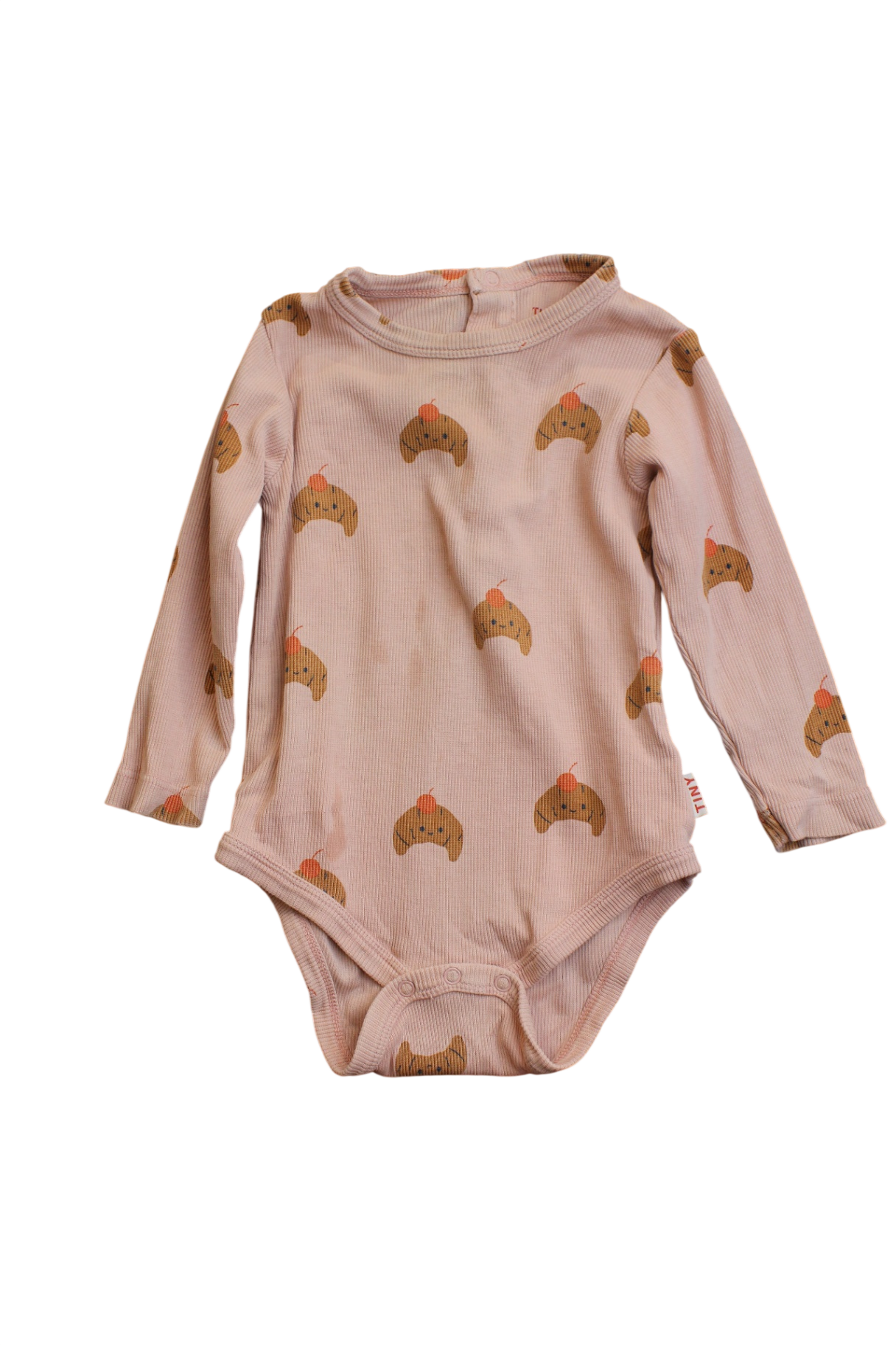 Tiny Cottons Bodysuit, Pink, 0