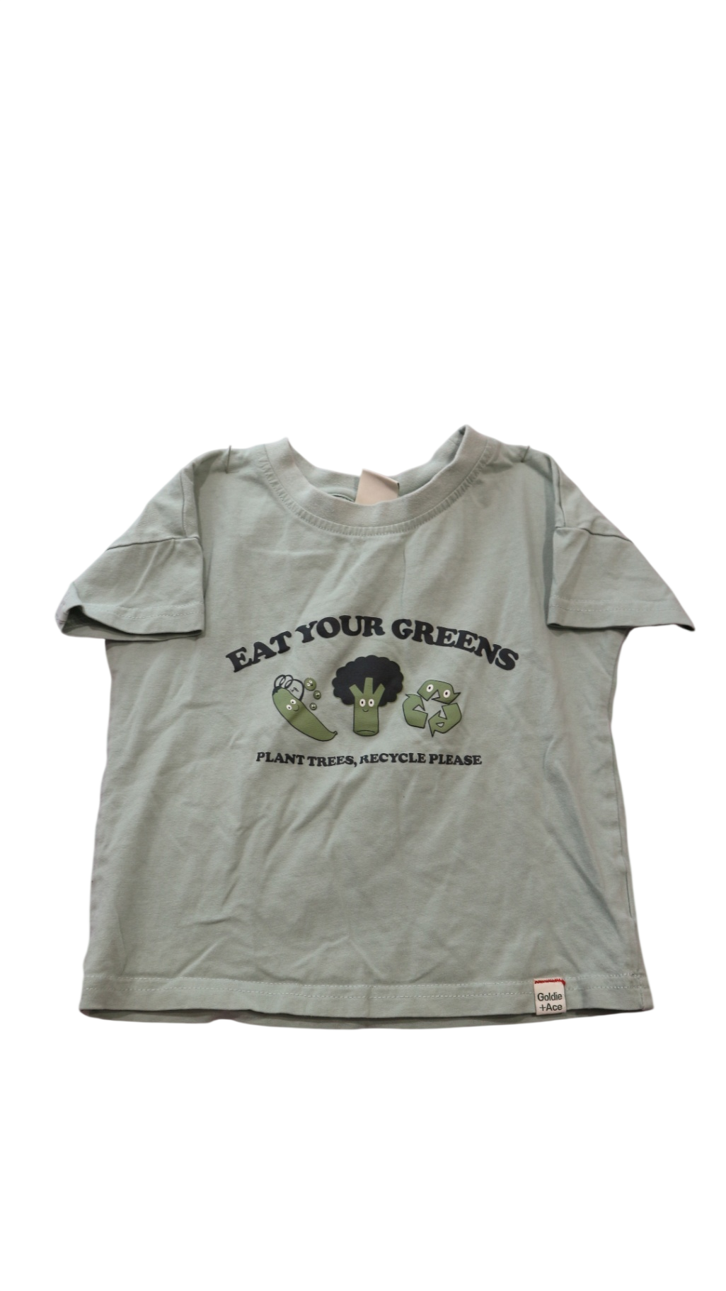 Goldie + Ace T-Shirt, Sage Green, 2