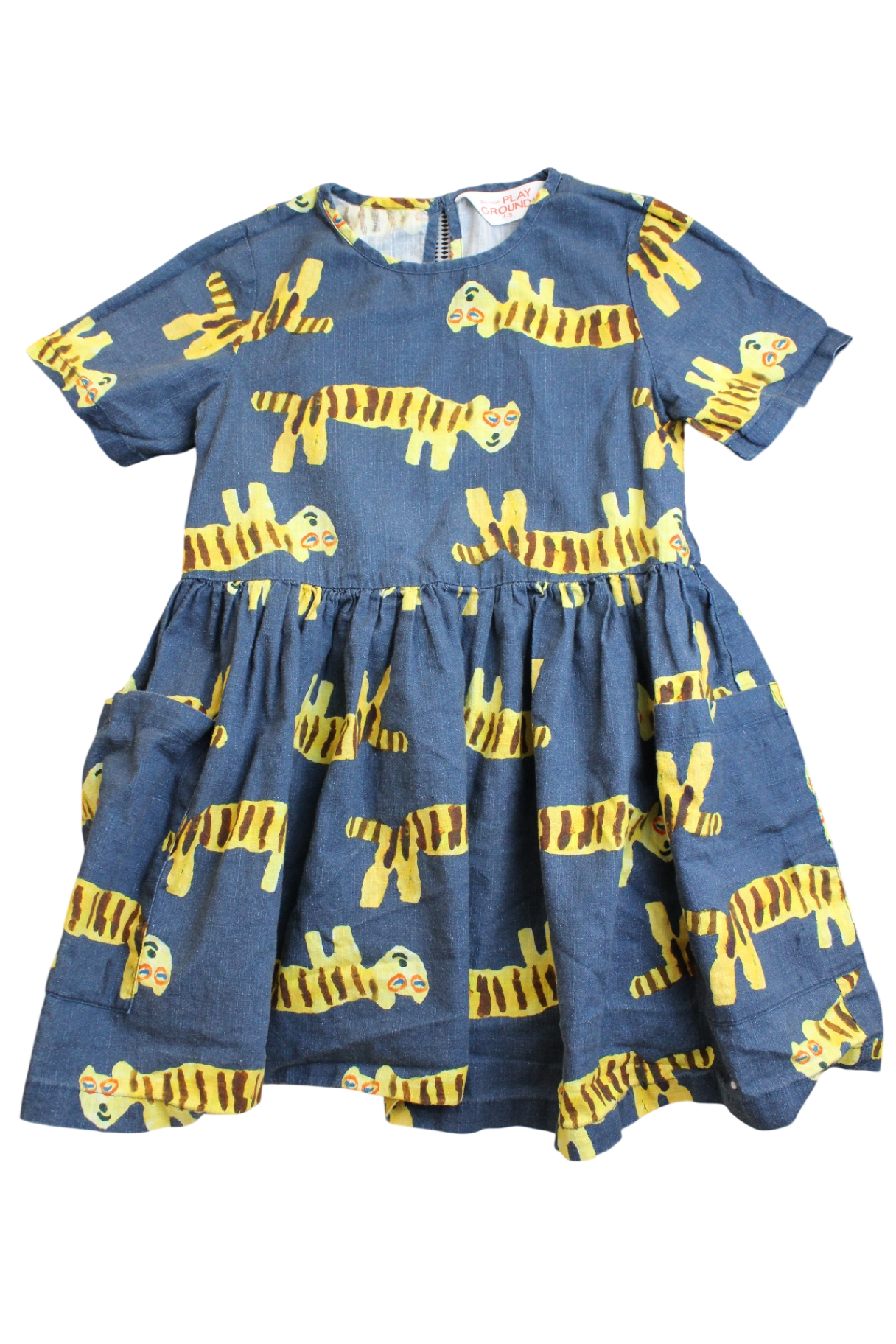 Gorman Playground Dress, Blue, 4-5