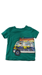 Mini Boden T-Shirt, Green/Teal, 5