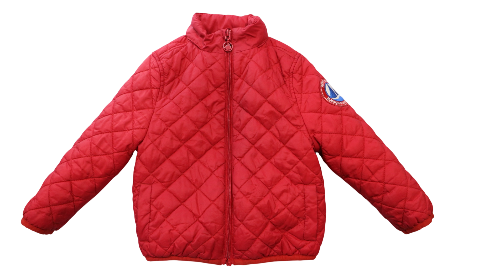 Petit Bateau Jacket, Red, 3