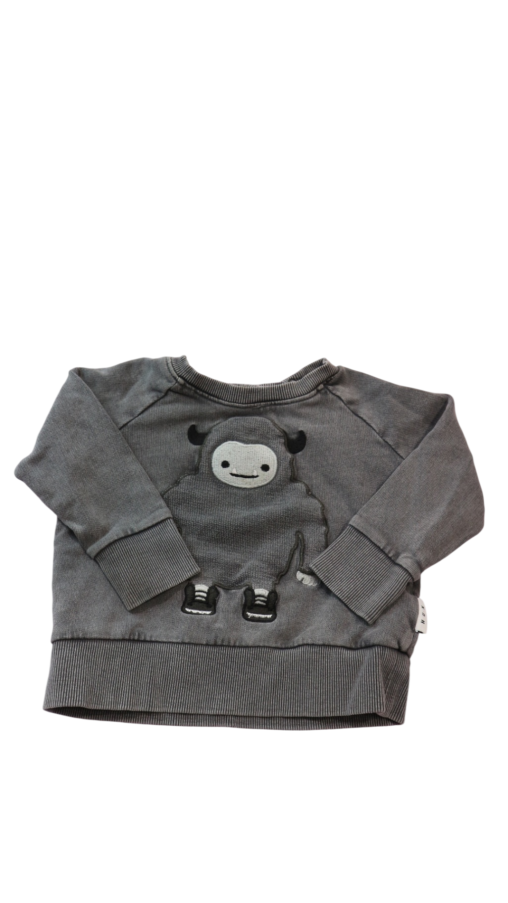 Hux Jumper, Grey/acid wash, 1