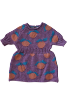 Oeuf Dress, Purple, orange and teal, 0