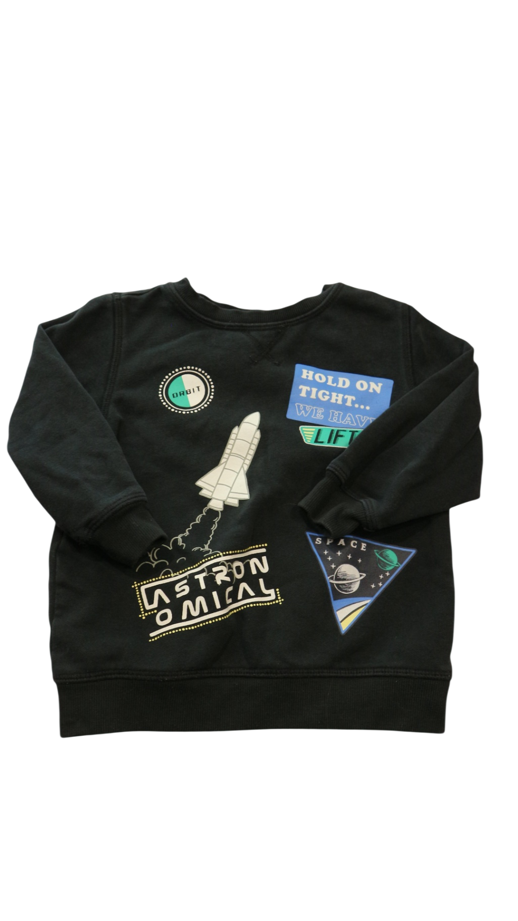 Milkshake Jumper, Black, 3