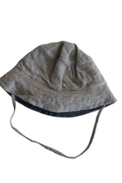 Unbranded Hat, Grey/blue stripe, L
