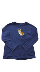 Janie and Jack Long-Sleeve T-Shirt, Navy Blue, 4