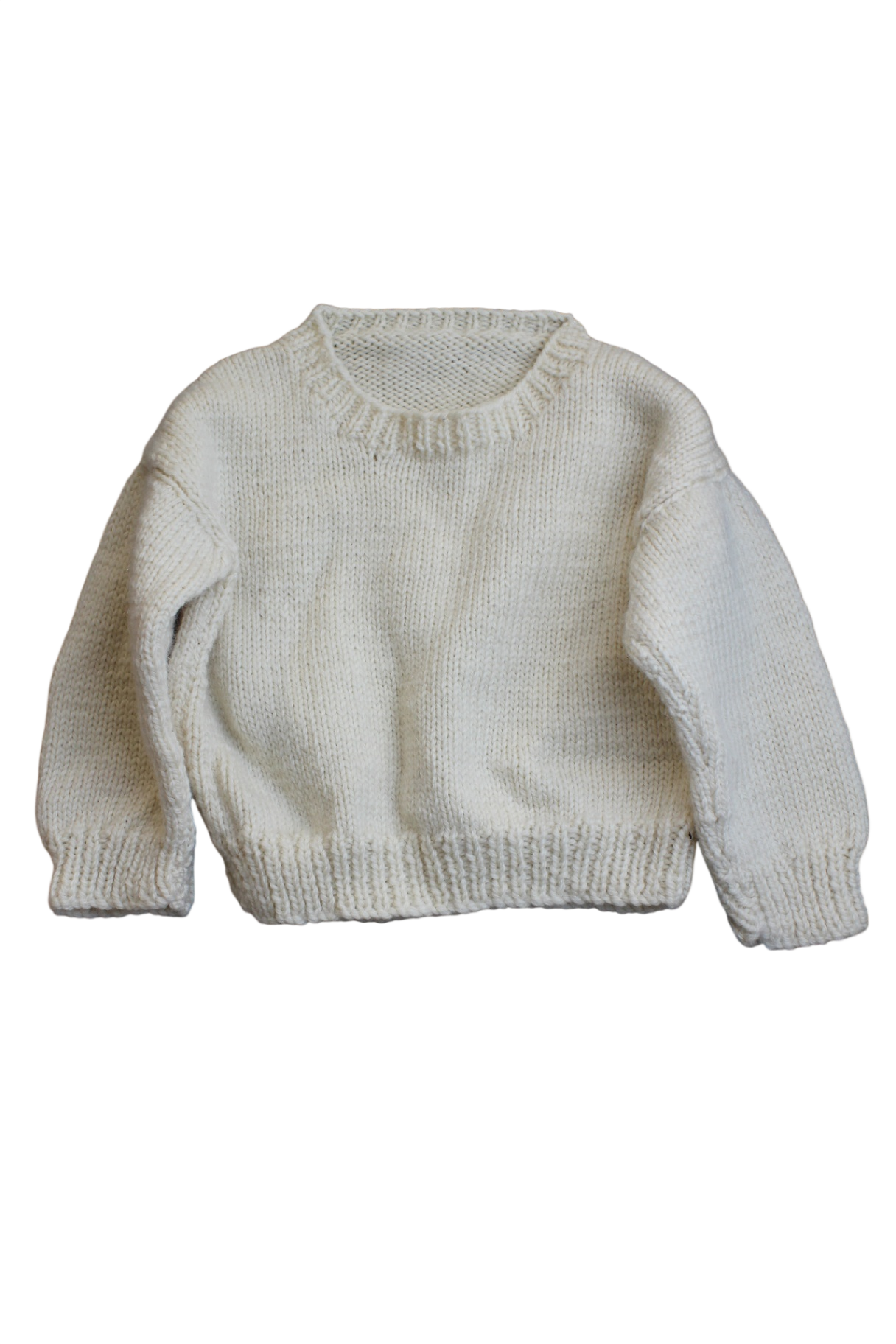 Handknit Knitwear, Cream, 1
