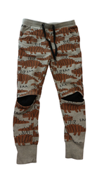 Minti Pants, Grey/Brown Dragons, 8