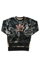 Adidas Jumper, Black Grey Camo, 9