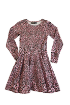 Rock Your Kid Dress, Pink and Black print, 6