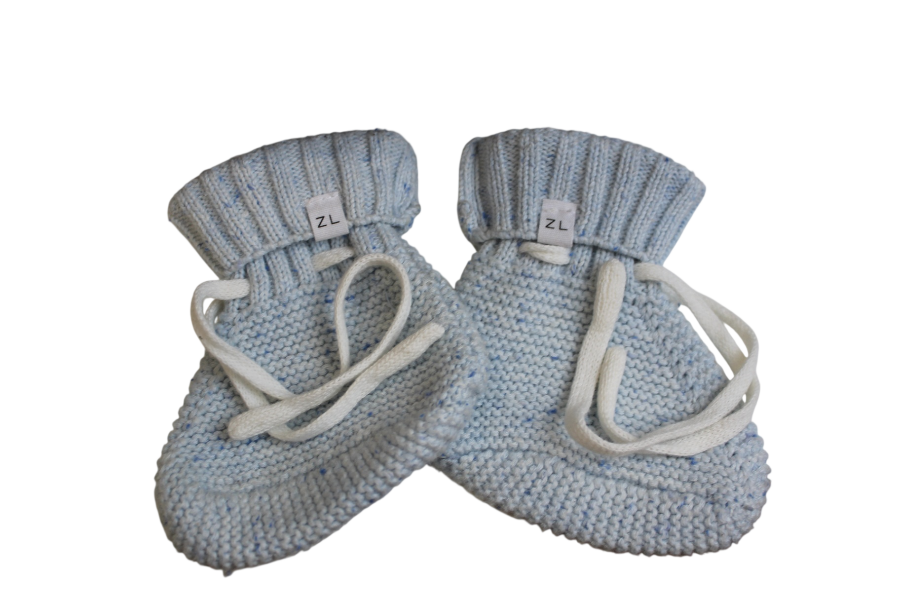 Ziggy Lou Booties, Light Blue and Grey, 00