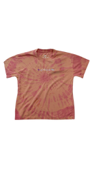 Nike T-Shirt, Tie Dye Pink Peach, S