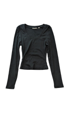 Country Road Long-Sleeve T-Shirt, Black, 8