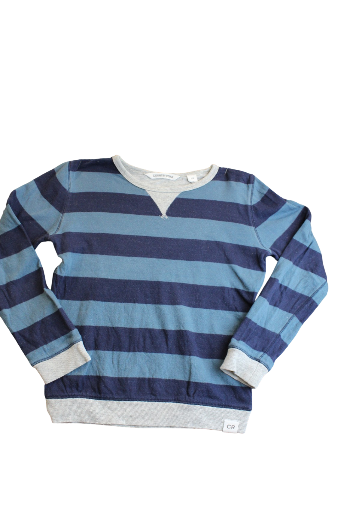 Country Road Long-Sleeve T-Shirt, Blue and Navy, 5