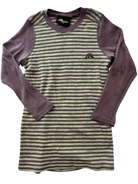 Macpac Long-Sleeve T-Shirt, Purple Grey Stripes, 6