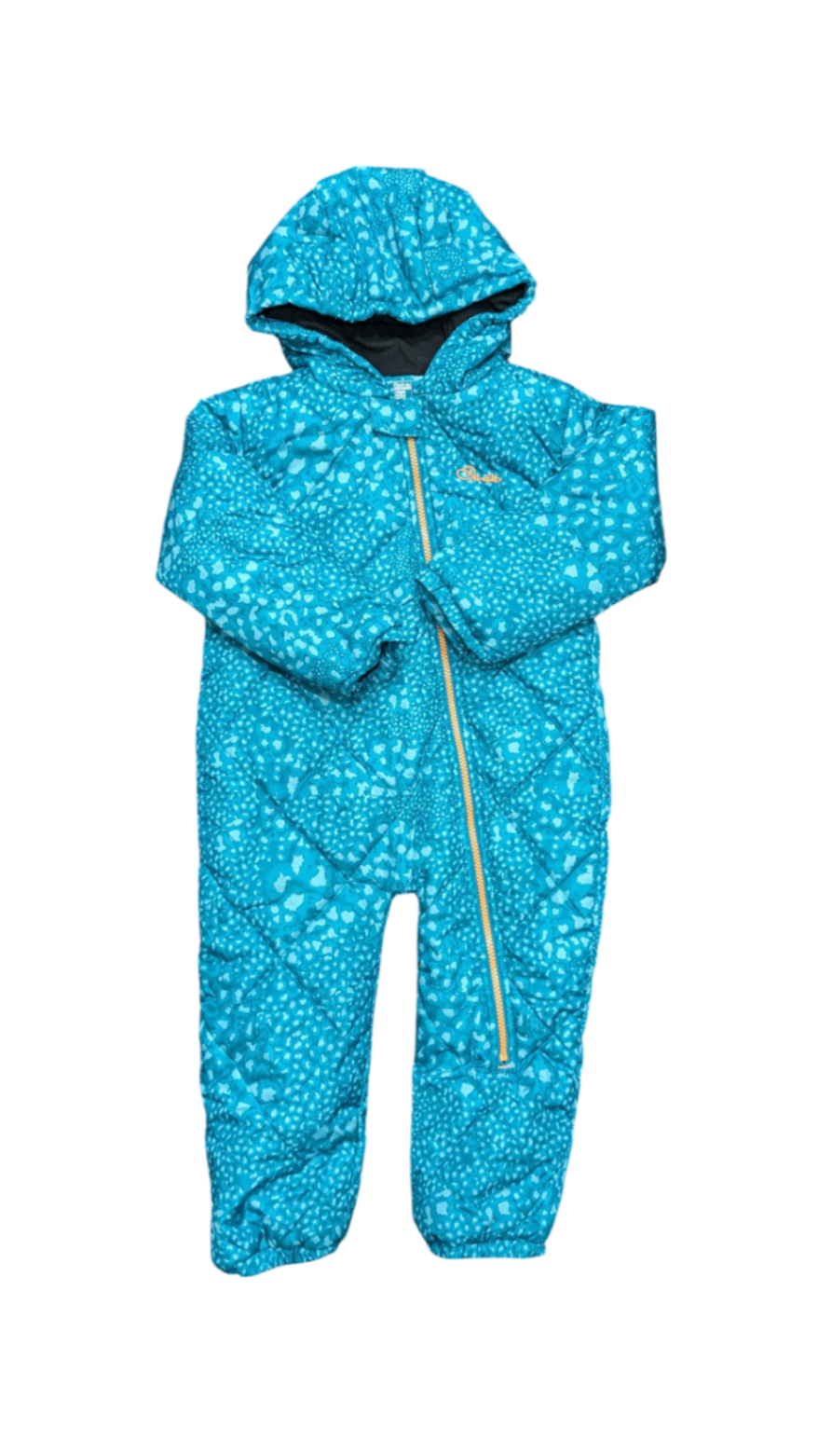 Dare 2b Snow Suit, Teal Leopard Print, 36-48M