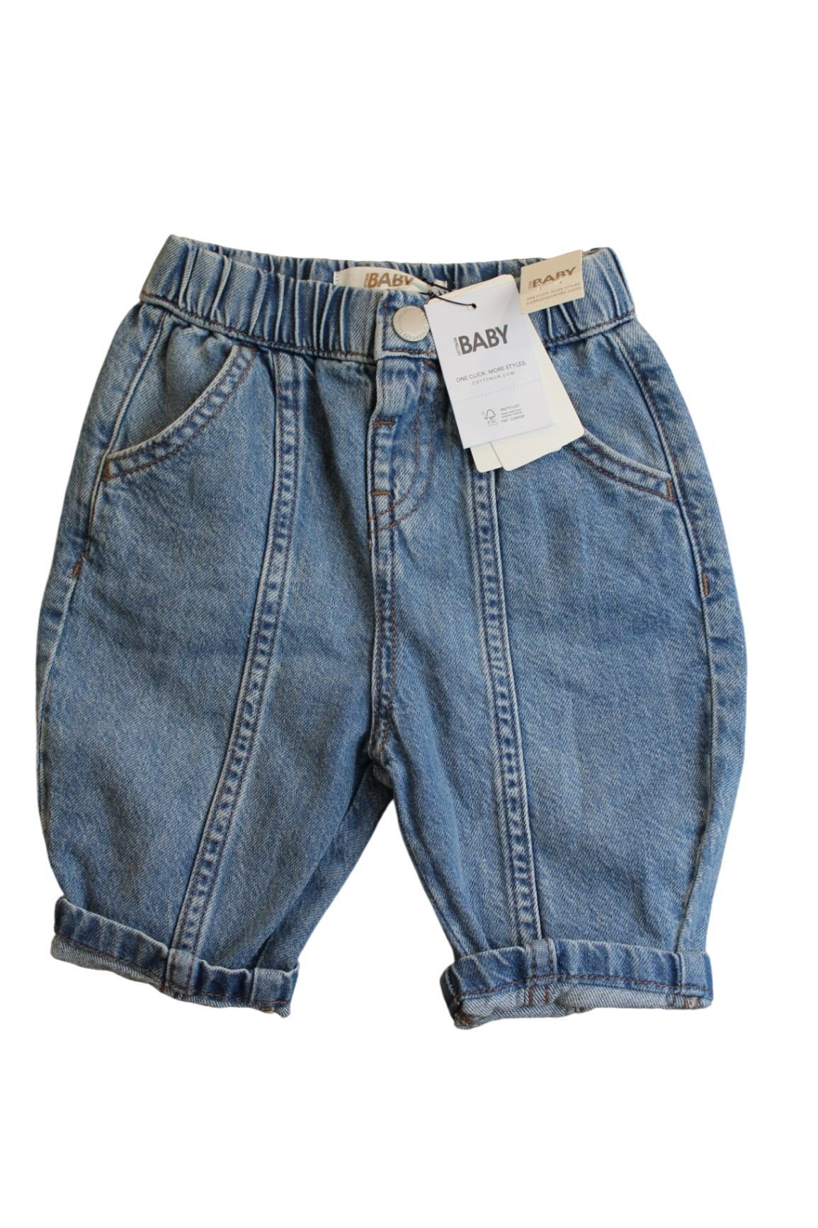 Cotton On Baby Pants, Blue, 00