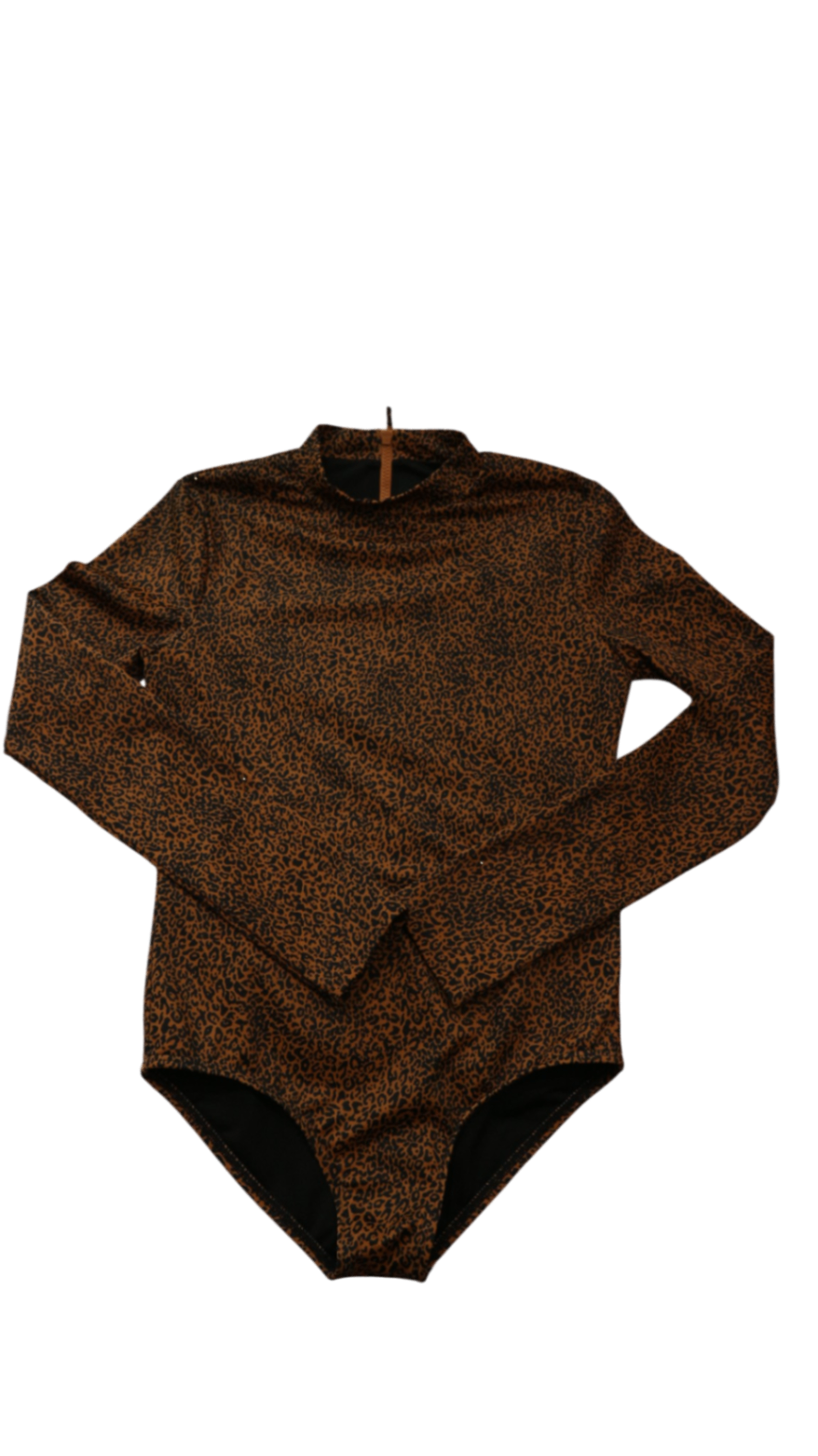 Billabong Swimwear, Brown Leopard, 10