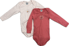 Petit Bateau Bodysuit 2 Pack, Pink, 3