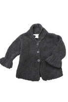 3 Pommes Cardigan, Charcoal Grey, 1