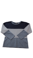 Country Road Long-Sleeve T-Shirt, Navy Light Blue, 7