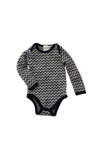 Teeny Weeny Bodysuit, Navy and White, 00