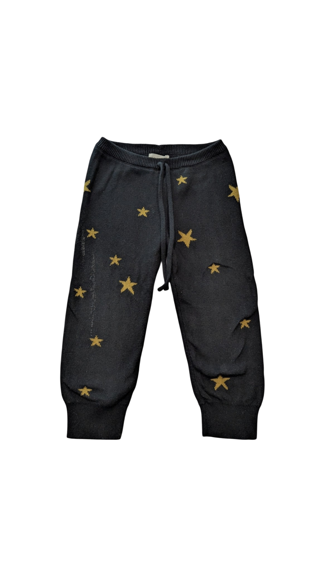 Jamie Kay Pants, Black w Gold Stars, 2