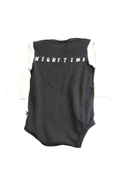 Minti Melbourne Bodysuit, White and black, 3-6/00
