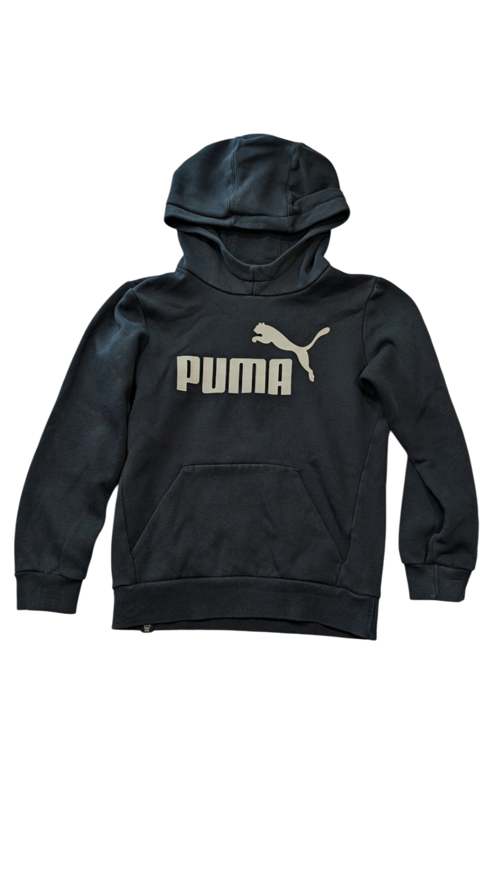 Puma Hoodie, Washed Black, 9-10Y