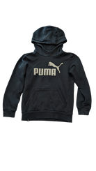 Puma Hoodie, Washed Black, 9-10Y