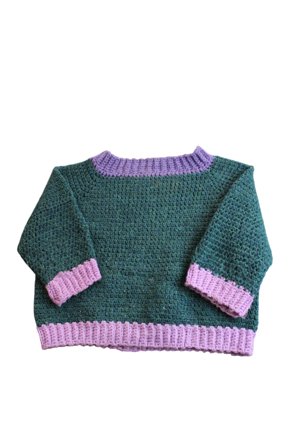 Unknown Jumper, Green and purple, 4-5?