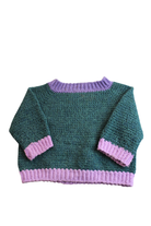Unknown Jumper, Green and purple, 4-5?