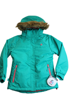 Chute Puffer Jacket, Teal, 8