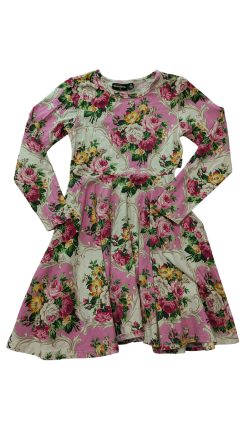 Rock Your Baby Dress, Pink Floral, 8