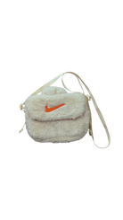 Nike Bag, Faux Fur Cream, Small
