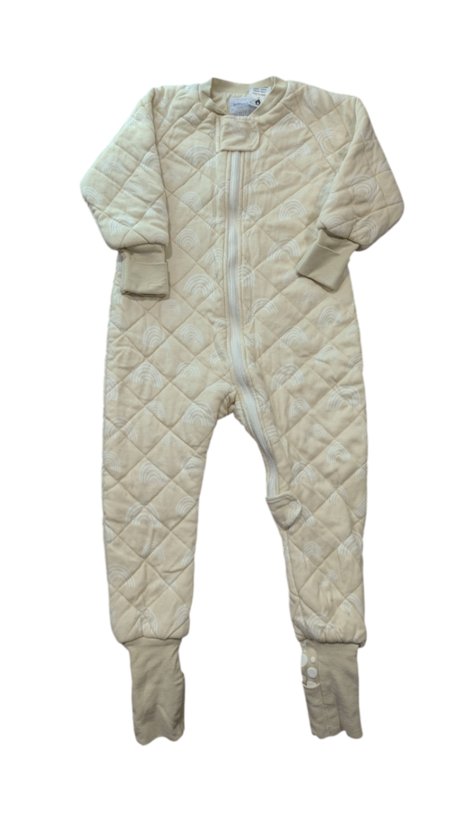 Bubba Blue Sleeping Bag, Cream w White Rainbow, 2, 2.5 TOG