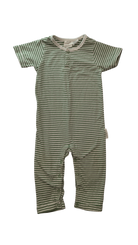 The Rest Jumpsuit, Green White Stripes, 1