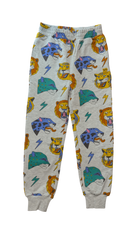 Rock Your Kid Pants, Grey Multi Tiger Lion, 10