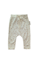 The Rest Pants, Cream w Tan Prints, 0000
