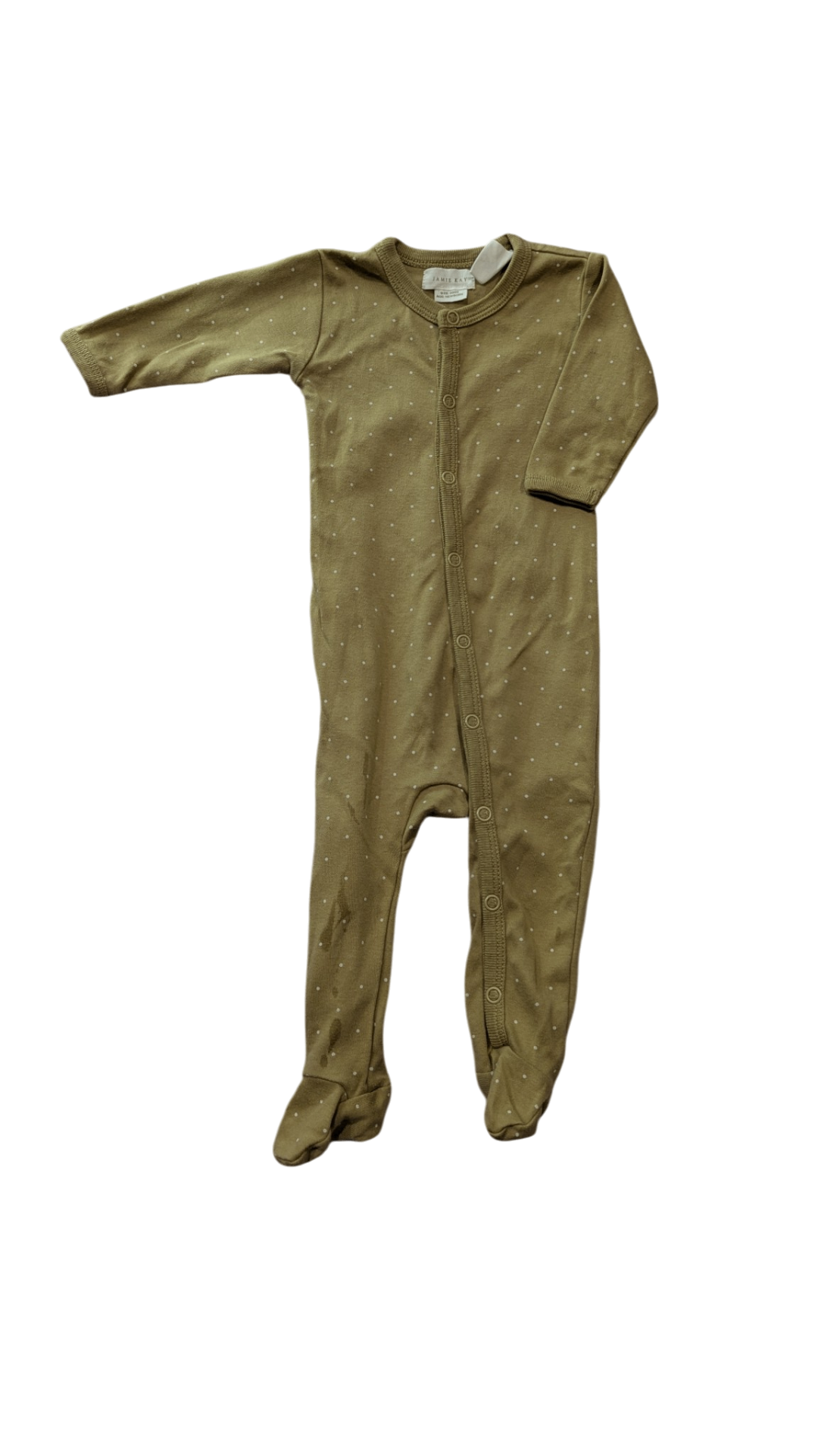 Jamie Kay Jumpsuit, Olive Brown w Spots, 0000