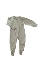 purebaby Jumpsuit, Light Grey Marle, 000