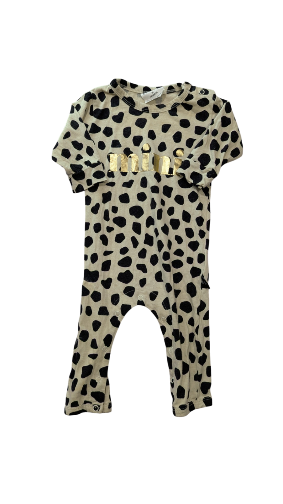 Hux Jumpsuit, Cream w Black Spots, 00