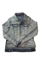 Jac and mooki Jacket, Light Blue Denim, 9/10
